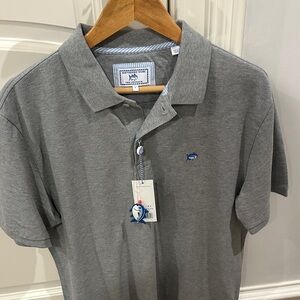 Southern Tide Classic Gray Polo Shirt